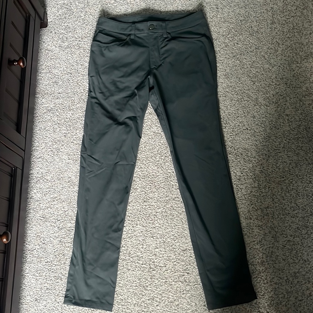 Lululemon ABC Classic-Fit Pant 30” Warpstreme - Smoked Spruce